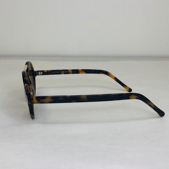 Vivien Tortoise Demi KOMONO Sunglasses 🕶 round brown gold - Picture 7 of 10